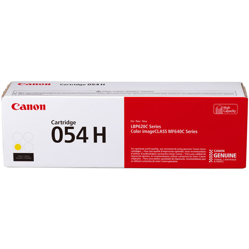 Original Canon Cart 054H High Capacity Yellow Toner
