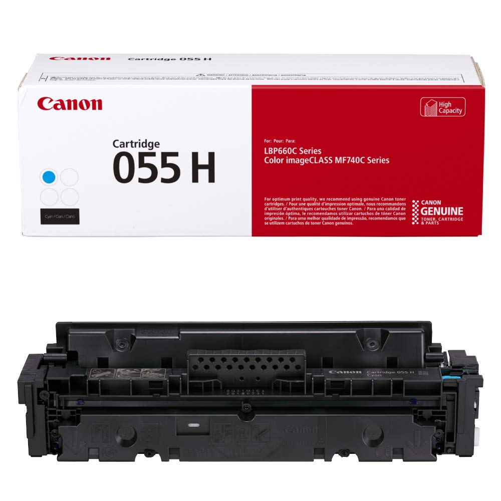 Original Canon Cart 055H High Cap Cyan Toner for LBP664cx and MF746cx