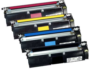 Remanufactured 2400   2500 (C,Y,M,K) toner for konica minolta printer