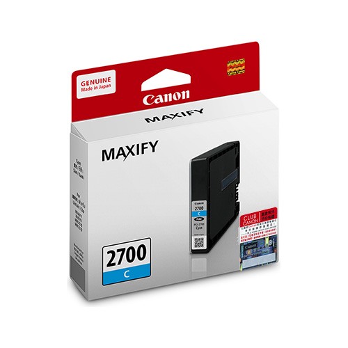 Genuine Original Canon Ink Cartridge   PGI2700C Cyan for Maxify IB4070 MB5070 MB5370