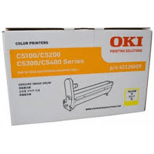 Original OKI C5100 C5200 C5300 C5400 Yellow Drum 42126609