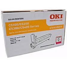 Original OKI C5100 C5200 C5300 C5400 Magenta Drum 42126610