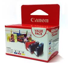 Original Genuine Canon Ink Cartridge   CLI726 Value Pack CMYK