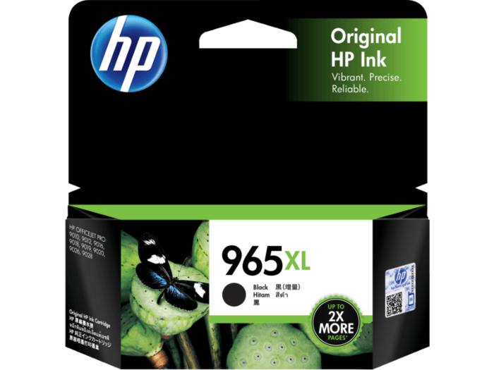 Original HP 3JA84AA Ink 965XL Black for Officejet 9010 9020