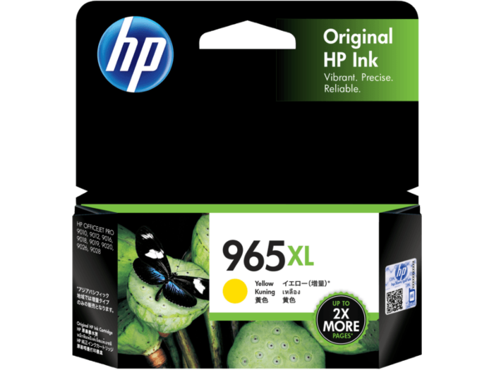 Original HP 3JA83AA Ink 965XL Yellow for Officejet 9010 9020