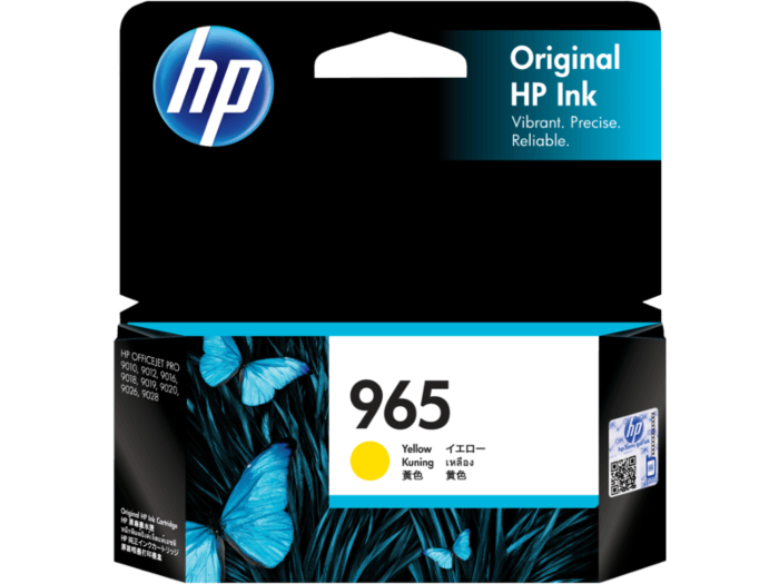 Original HP 3JA79AA Ink 965 Yellow for Officejet 9010 9020