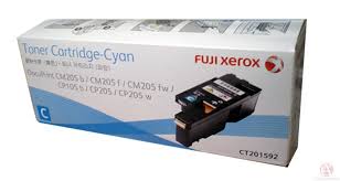 Genuine Original Fuji Xerox DP CP105 CM205 CP215 CM215   Standard Cap Cyan Toner (1.4k) CT201592