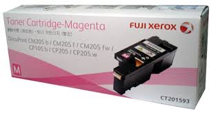 Genuine Original Fuji Xerox DP CP105 CM205 CP215 CM215   Standard Cap Magenta Toner (1.4k) CT201593