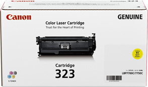 Original Canon Cart 323 Yellow Toner for LBP7750cdn