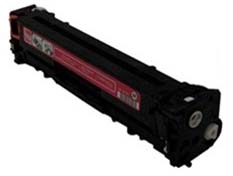 Remanufactured CE323A Magenta toner for HP printer