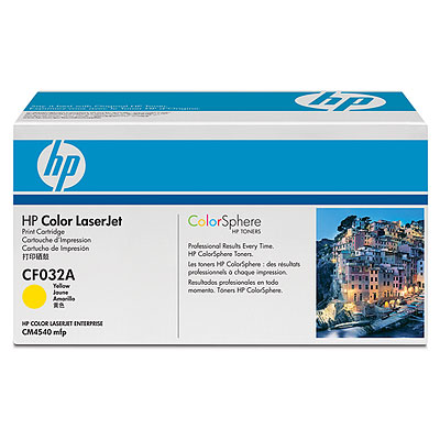 Original CF032A Yellow Toner for HP printers