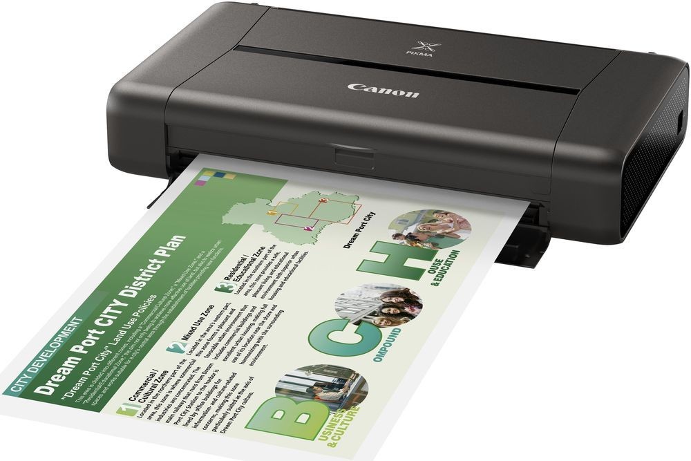 New Canon Pixma Inkjet Single Function Mobile Printer iP110