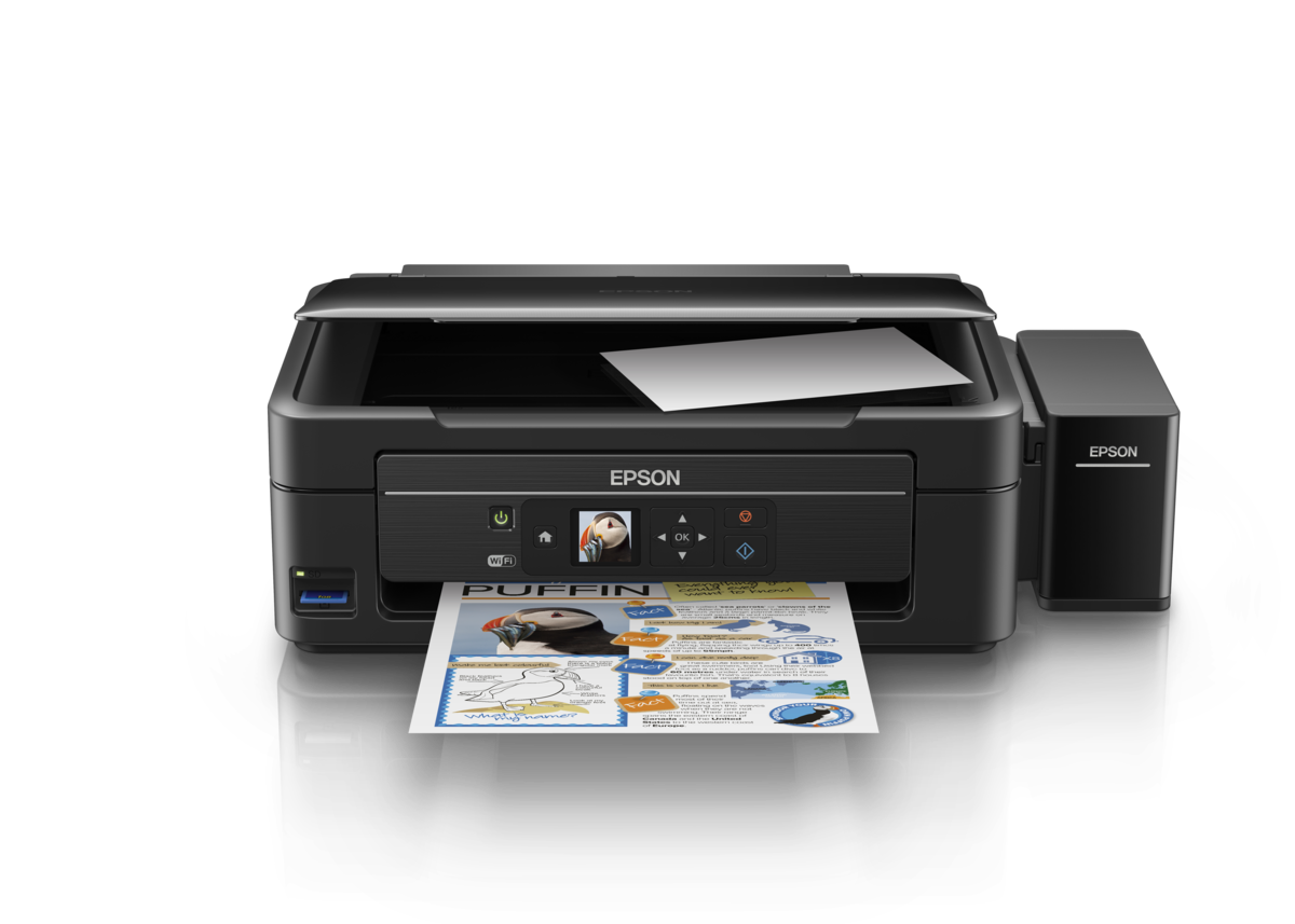 New Epson L485 Colour 3 in 1 Printer with External Ink Tank CISS Wifi