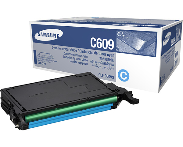 Original CLT C609S Cyan toner for Samsung printer