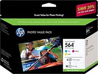 Genuine Original HP 564 Colour Value Pack CMY CG929WA