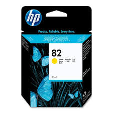 Genuine Original HP CH568A	 HP 82 Yellow Ink 28ml