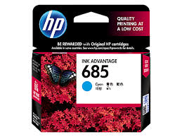 Genuine Original HP 685 Cyan Original Ink Advantage Cartridge (CZ122AA)