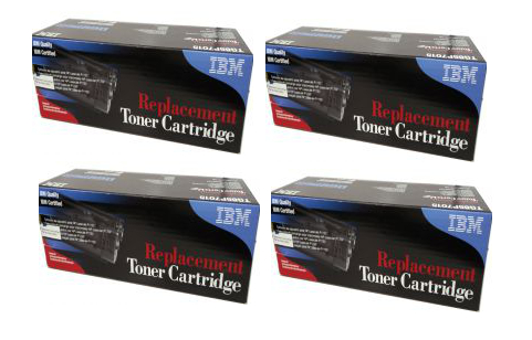 1 Set Genuine IBM Toner for HP 125A CB540A CB541A CB542A CB543A CMYK Toner for LaserJet CM1312 CM1312nfi CP1215 CP1515n CP1518ni Printer