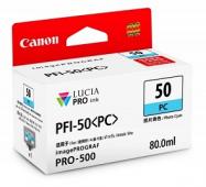 Original Canon Ink Cartridge PFI50PC Photo Cyan Ink Tank