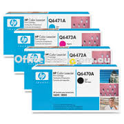 Original HP 501A Q6470A, Q6471A, Q6472A, Q6473A Toner For HP Printers